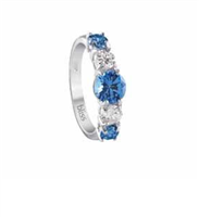 Anello Bliss Donna Princess in Argento Zirconia 3132700-16 - 3132700-16